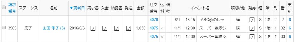 請求番号